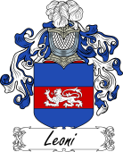 Araldica Italiana Coat of arms used by the Italian family Leoni