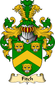 English Coat of Arms (v.23) for the family Fitch