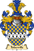Welsh Family Coat of Arms (v.23) for Tuberville (of Coetry, Glamorgan)