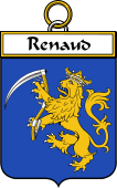 French Coat of Arms Badge for Renaud