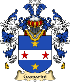 Italian Family Coat of Arms (v.25a) Gasparini
