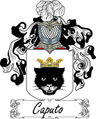 Araldica Italiana Coat of arms used by the Italian family Caputo