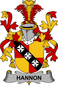 Irish Coat of Arms for Hannon or O'Hannon