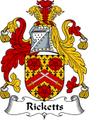 English Coat of Arms for Ricketts