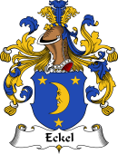 German Wappen Coat of Arms for Eckel