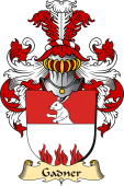 v.23 Coat of Family Arms from Germany for Gadner