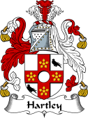 English Coat of Arms for the family Hartley