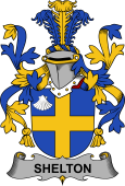 Irish Coat of Arms for Shelton