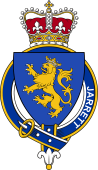 Families of Britain Coat of Arms Badge for: Jarrett (England)