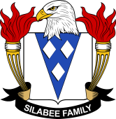 Coat of arms used by the Silabee family in the United States of America