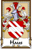 German Coat of Arms Wappen Bookplate  for Haus