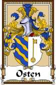 German Coat of Arms Wappen Bookplate  for Osten