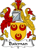 English Coat of Arms for Bateman