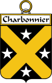 French Coat of Arms Badge for Charbonnier