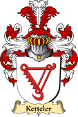 v.23 Coat of Family Arms from Germany for Ketteler