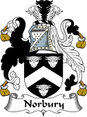 English Coat of Arms for Norbury or Norbery