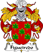 Portuguese Coat of Arms for Figueiredo