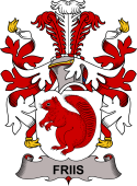 Coat of arms used by the Danish family Friis