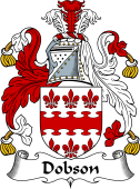 English Coat of Arms for the family Dobson