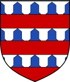 English Family Shield for Gaines