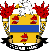 American Coat of Arms for Titcomb