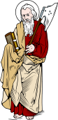 Catholic Saints Clipart image: St Matthias the Apostle