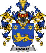 Irish Family Coat of Arms (v.25b) Shanley or McShanly