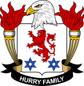 Coat of arms used by the Hurry family in the United States of America