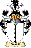Scottish Family Coat of Arms (v.23) for Daniell