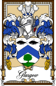 Scottish Coat of Arms Bookplate for Glasgow