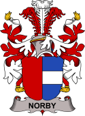 Coat of arms used by the Danish family Norby