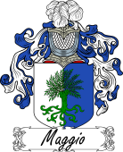 Araldica Italiana Coat of arms used by the Italian family Maggio