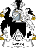 English Coat of Arms for the family Loney