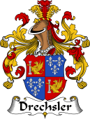 German Wappen Coat of Arms for Drechsler