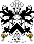 Welsh Coat of Arms for Cyffin (or Kyffin, of Oswestry)