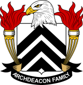 Coat of arms used by the Archdeacon family in the United States of America
