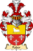 v.23 Coat of Family Arms from Germany for Faber