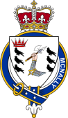 Families of Britain Coat of Arms Badge for: McNally (Ireland)