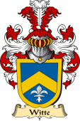 v.23 Coat of Family Arms from Germany for Witte