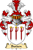 English Coat of Arms (v.23) for the family Burden