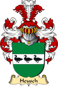 v.23 Coat of Family Arms from Germany for Heusch
