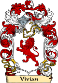 English or Welsh Family Coat of Arms (v.23) for Vivian