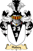 English Coat of Arms (v.23) for the family Halsey