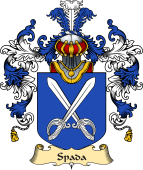 Italian Family Coat of Arms (v.25a) Spada