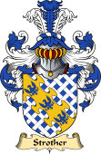 English Coat of Arms (v.23) for the family Strother
