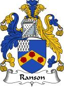 English Coat of Arms for the family Ranson