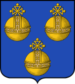 French Family Shield for Aubigné