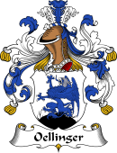 German Wappen Coat of Arms for Oellinger