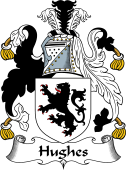 English Coat of Arms for Hughes (Wales)
