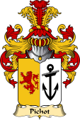French Family Coat of Arms (v.23) for Pichot